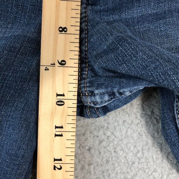 Hollister‎ Jean Women 30X30 Blue Preppy Distressed Denim High Rise Super Skinny - Picture 10 of 11